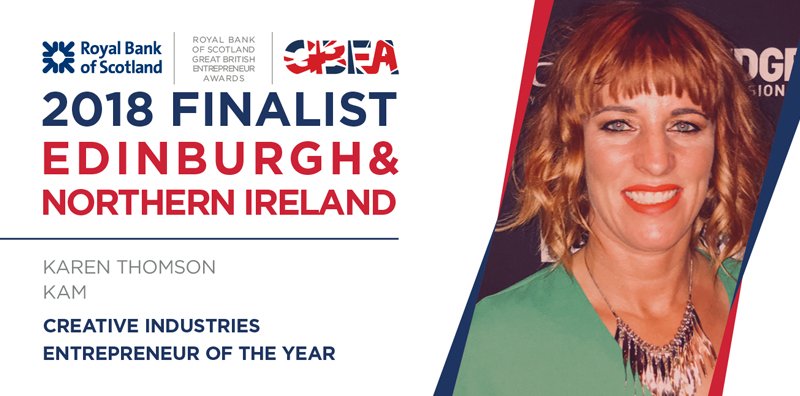 KAM Are Finalists in the 2018 Royal Bank of Scotland Great British Entrepreneur Awards