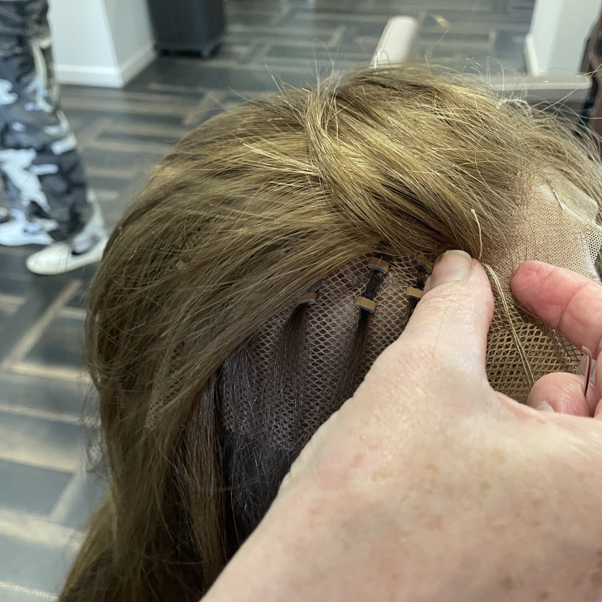Mesh Integration System for fine and thinning hair 