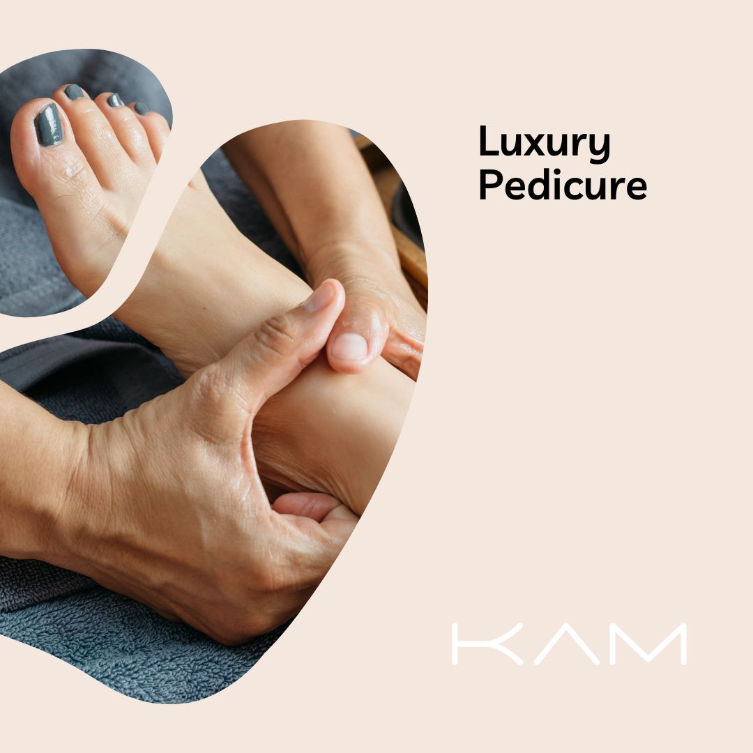 luxury pedicure at kam hair and beauty spa 