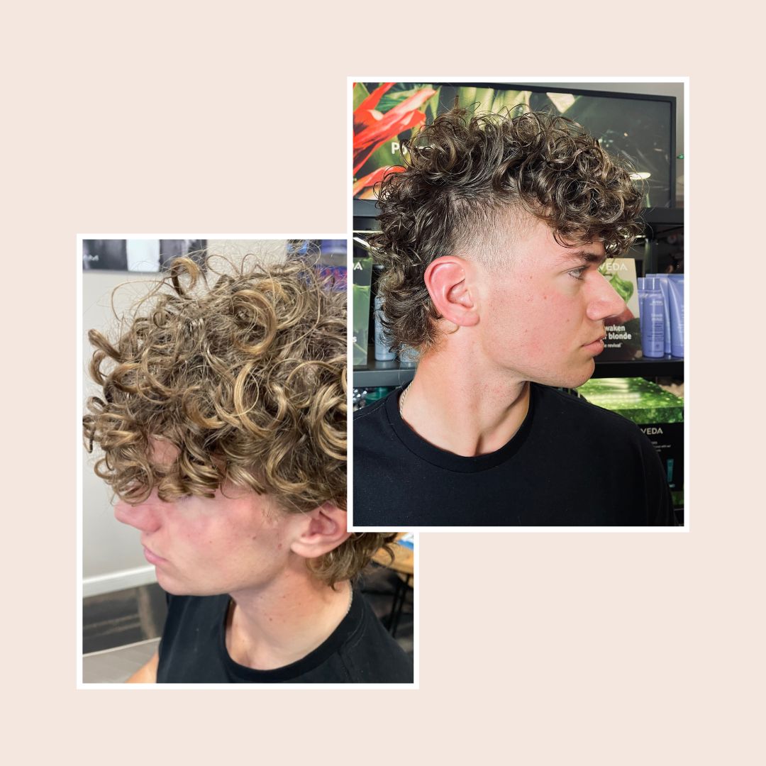 men's curly hairstyles hairdressers Elgin