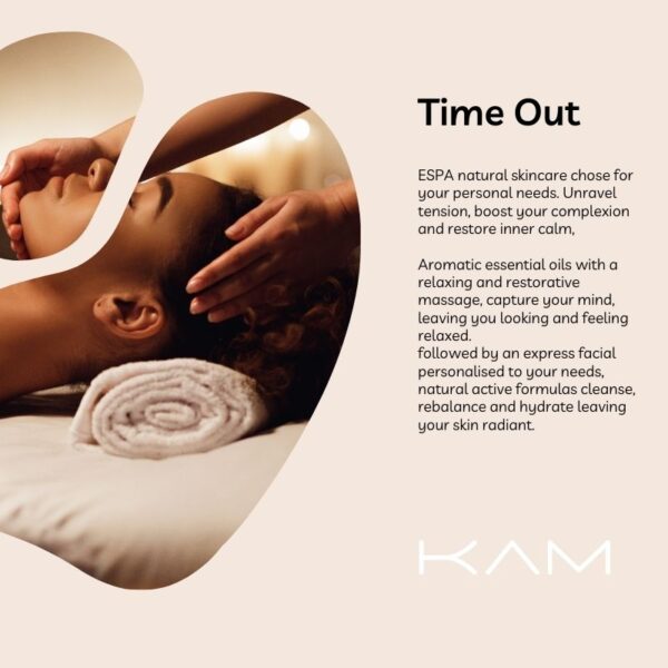 Time out package at kam beauty salon and spa elgin moray