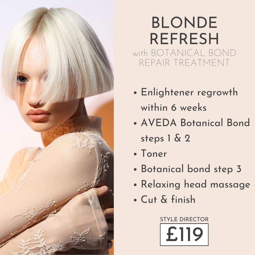 kam hair and body spa Back, refresh hair colour package 