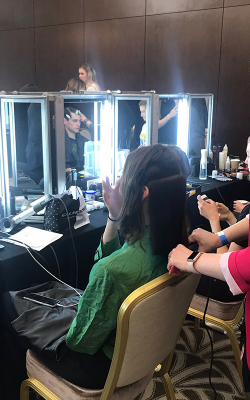 KAM HAIR AND BODY SPA STYLE HAIR FOR JOHNSTON’S OF ELGIN AT LONDON FASHION WEEK
