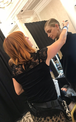 KAM HAIR AND BODY SPA STYLE HAIR FOR JOHNSTON’S OF ELGIN AT LONDON FASHION WEEK