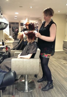 Pop Art Photo Shoot at KAM Hair and Body Spa, Lossiemouth